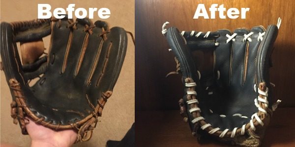 Baseball Glove Relace, Repair and Reconditioning